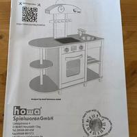 Howa cucina per bambini deluxe in legno 48150