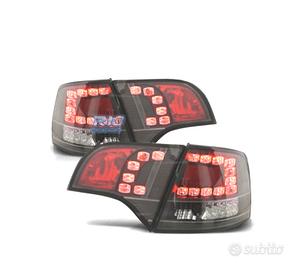 FANALI AUDI A4 B7 AVANT 05-08 A LED FONDO NERO