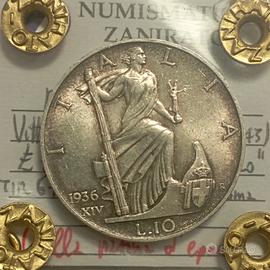 10 Lire Impero del 1936, Fdc