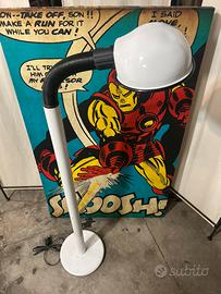 Lampada vintage da terra per scrivania comodino