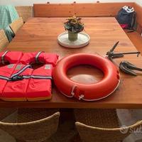 Dotazioni da barca/natante - salvagente + ancore