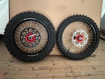 Cerchi cross faba nuovi ktm/hsq/gasgas+pezzi nuovi