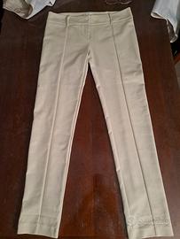 pantaloni Patrizia Pepe, tg.46,panna