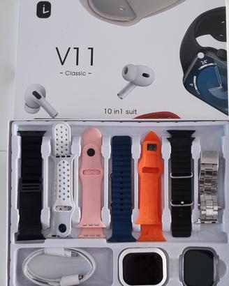 Smartwatch v11 con cuffie HTC ne20