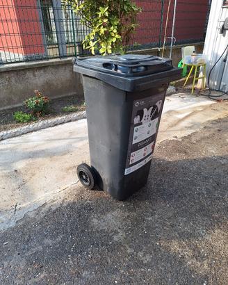 bidone spazzatura differenziata 120lt
