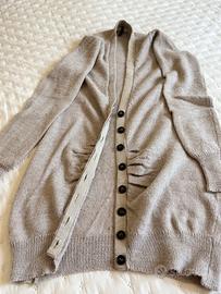 Cardigan drappeggiato pura alpaca Manila Grace