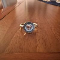 Anello Versace in acciaio