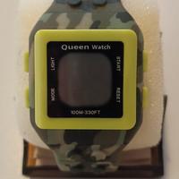 orologio Queen Watch unisex cinturino camouflage