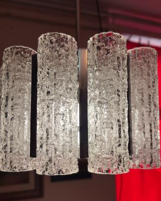 Lampadario in vetro di Murano Toni Zuccheri