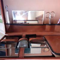 beauty case/necessaire uomo vintage on pelle