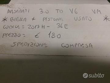 Biella+pistone maserati 3.0 td v6 vm