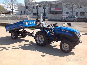 TRATTORE SOLIS S 20 C/RIMORCHIO SOLIS