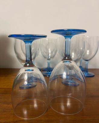 6 bicchieri da acqua + 6 da vino