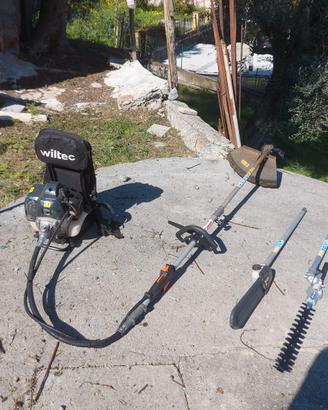 Decespugliatore a spalla Wiltec 52 cc 4 in uno