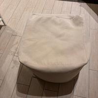 Pouf imbottito beige arketicom