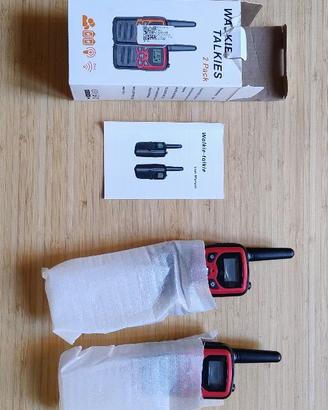 Coppia Walkie Talkie 8 KM Nuovi – Ricetrasmittenti