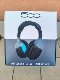 NUOVE cuffie Fiat 500, wireless, da collezione
