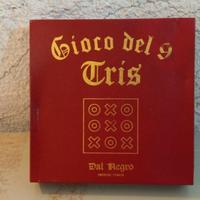 gioco del nove o del tris DAL NEGRO in LEGNO