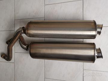 Coppia scarichi originali Aprilia Pegaso Strada650