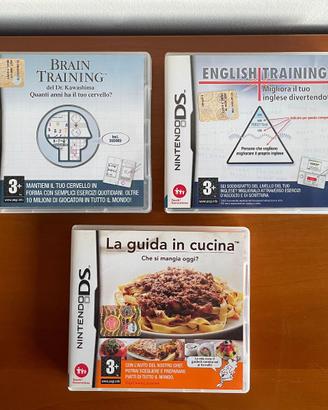 Lotto 3 giochi Nintendo DS