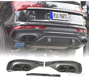 DIFFUSORE AUDI Q5 S LINE 20- LOOK SQ5 COUPE NERO
