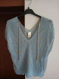 Blusa a maniche corte