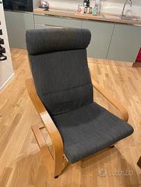 Poltrona IKEA Poang -Betulla/antracite