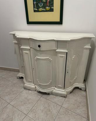 Credenza mobile madia shabby bianco buono stato