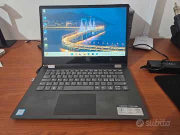 notebook lenovo yoga convertibile touch screenin