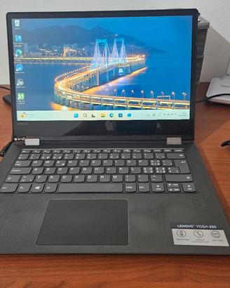 notebook lenovo yoga convertibile touch screenin