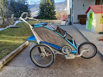 thule  chariot cx2 passeggino rimorchio per bici