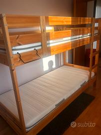 Letto a castello compreso di materassi