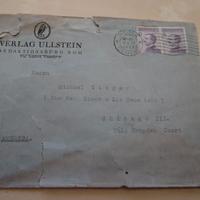 Busta 1923 ROMA - CHICAGO (Posta Ordinaria / Ed. U