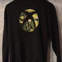 Felpa x-box ragazzo nera TG. XL