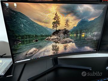 Samsung monitor C27R500 27” Curvo Full HD – Ottime