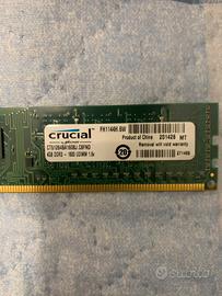 Crucial DDR3 4GB 1600Mhz CL11