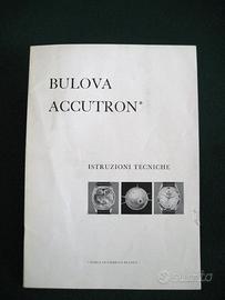 Manuale tecnico originale Bulova