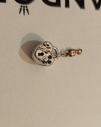 Charm Pandora Cuore Topolino e Minnie 