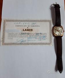 OROLOGIO LANCO VINTAGE E SUA GARANZIA