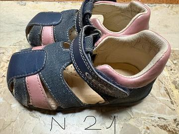 N 5 paia scarpe bambina n 21