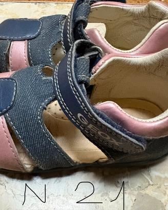 N 5 paia scarpe bambina n 21