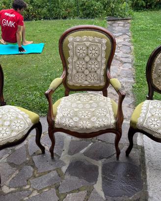 Set tre poltroncine
