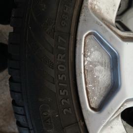 cerchi con gomma invernale 