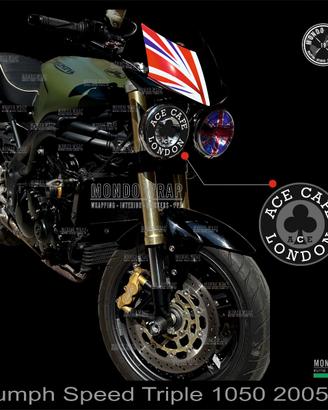 Adesivo faro Triumph Speed Triple 1050 2005-10