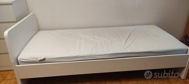 Letto bianco 2 metri