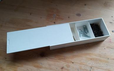 Scatoline porta oggetti, con coperchio scorrevole