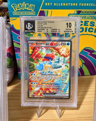 Keldeo alt rare nero e bianco pristine 10 ita