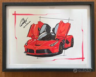 Disegno La Ferrari