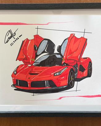 Disegno La Ferrari