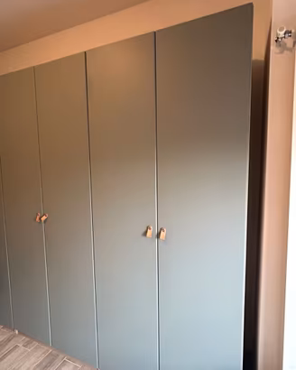 Cabina armadio IKEA PAX 3 m, ante verde salvia